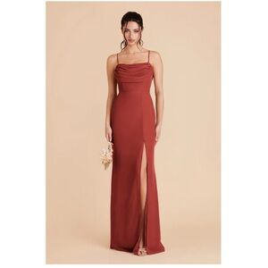 Birdie Grey - Mira Chiffon Bridesmaids dress in Spice